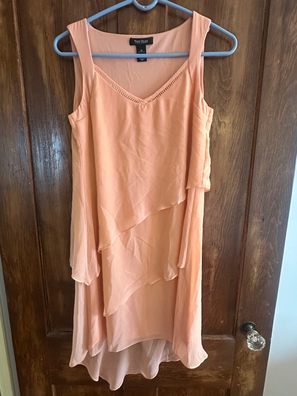White House Black Market women’s midi dress size 00 peach new without tags